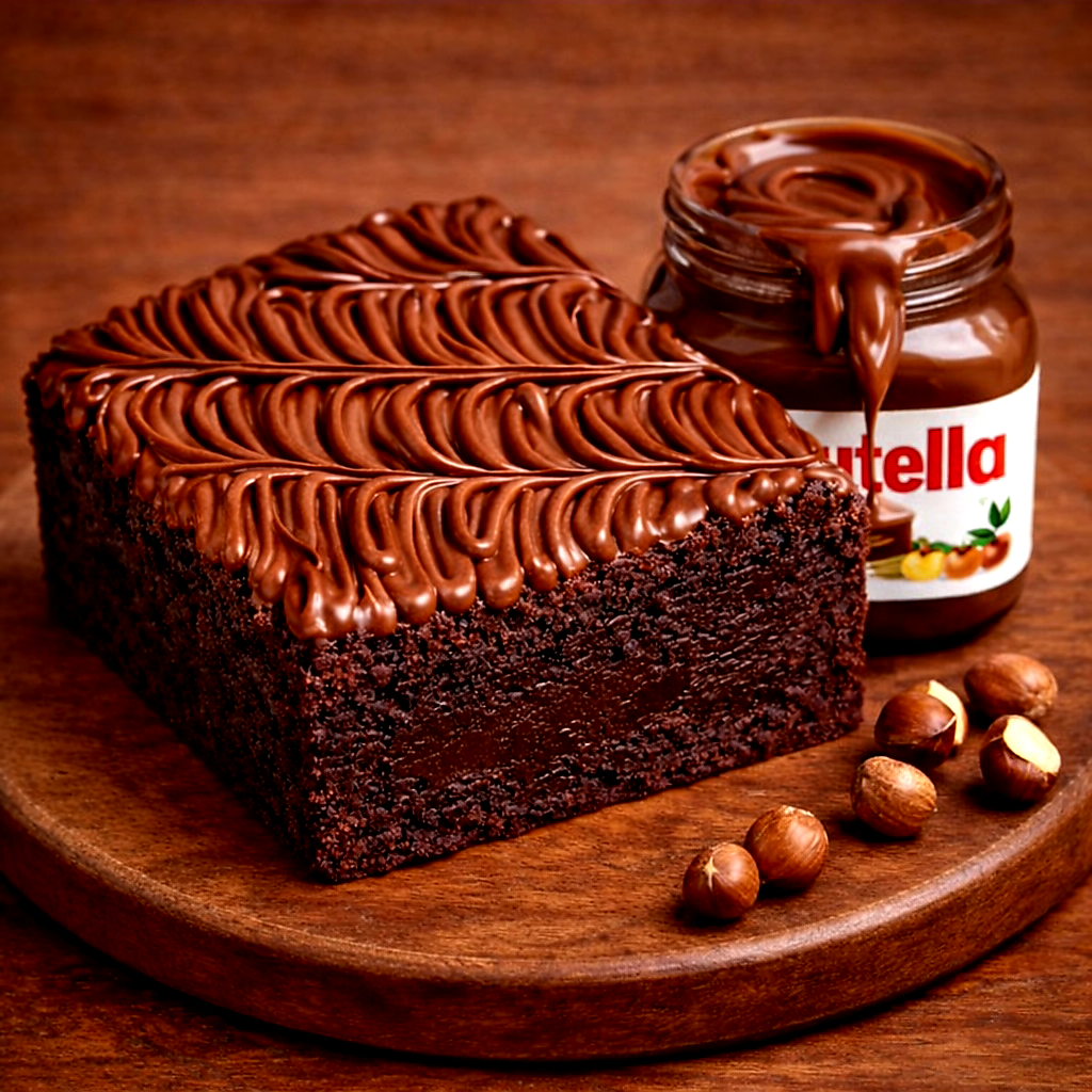 Nutella Fudge Brownie